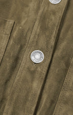 All Day Cropped Suede Jacket