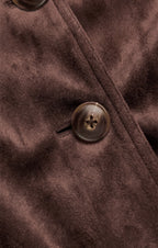 Decker Faux Suede Chore Coat
