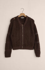 Sundance Zip-Up Sweater Jacket