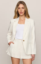 Evan Linen Blazer