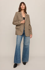 Evan Houndstooth Blazer