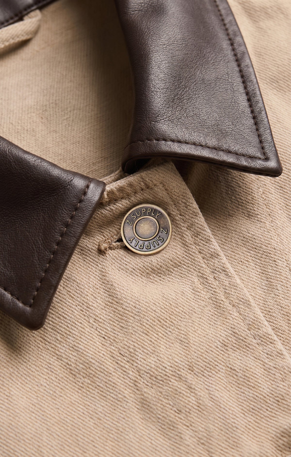 Rey Cropped Denim Chore Jacket