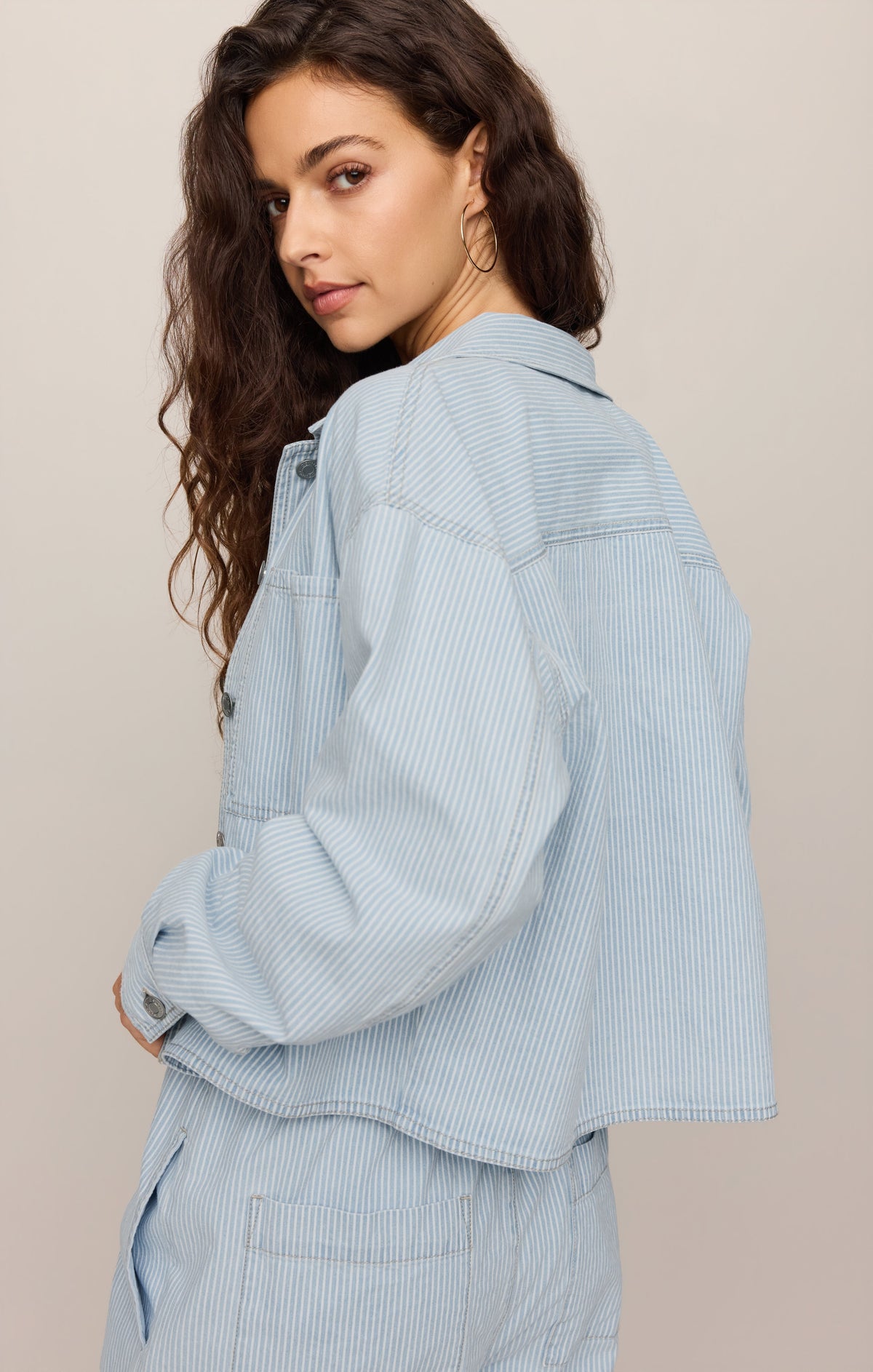 Erin Soft Denim Railroad Jacket