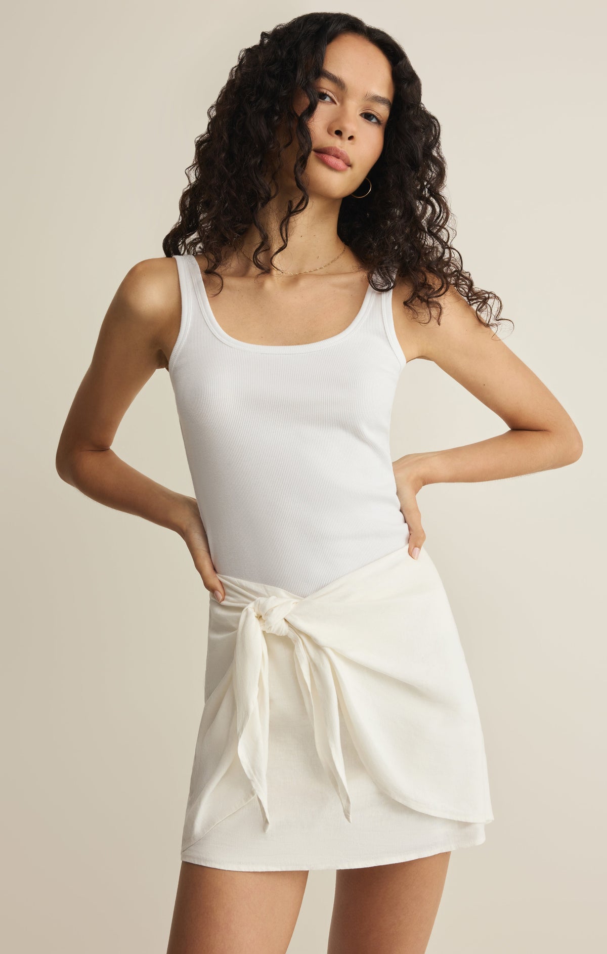 Lorna Linen Mini Skirt