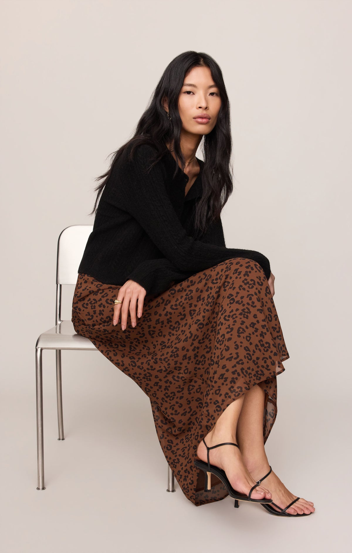 Europa Leopard Maxi Skirt