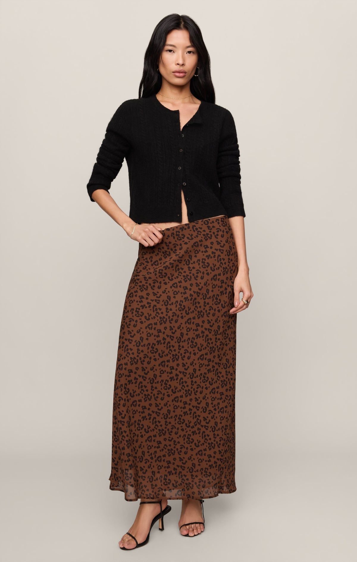 Europa Leopard Maxi Skirt
