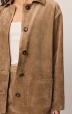 Perri Suede Mini Skirt