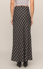 Europa Plaid Maxi Skirt