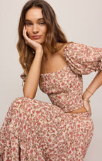 Mora Floral Maxi Skirt