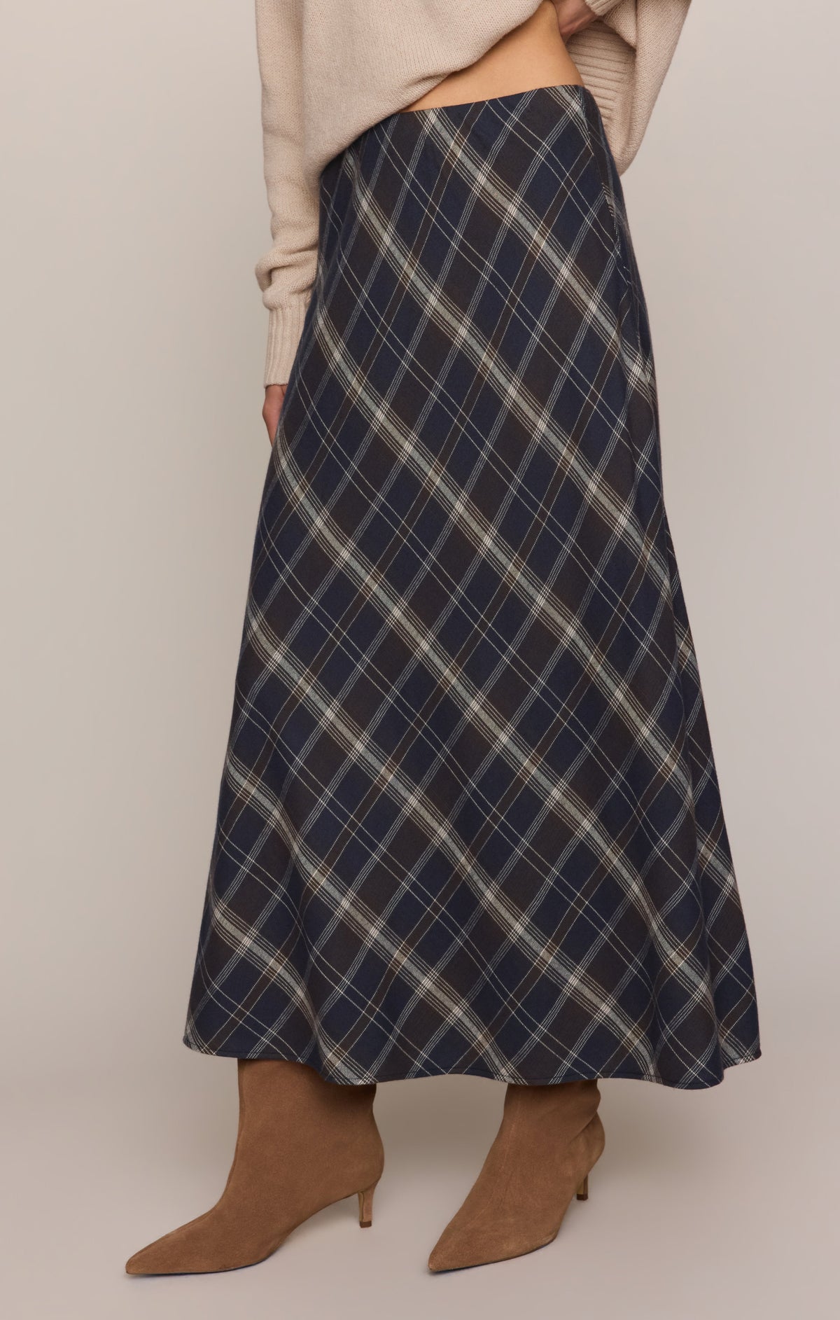 Crestview Plaid Maxi Skirt