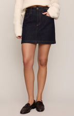 Socialite Denim Mini Skirt