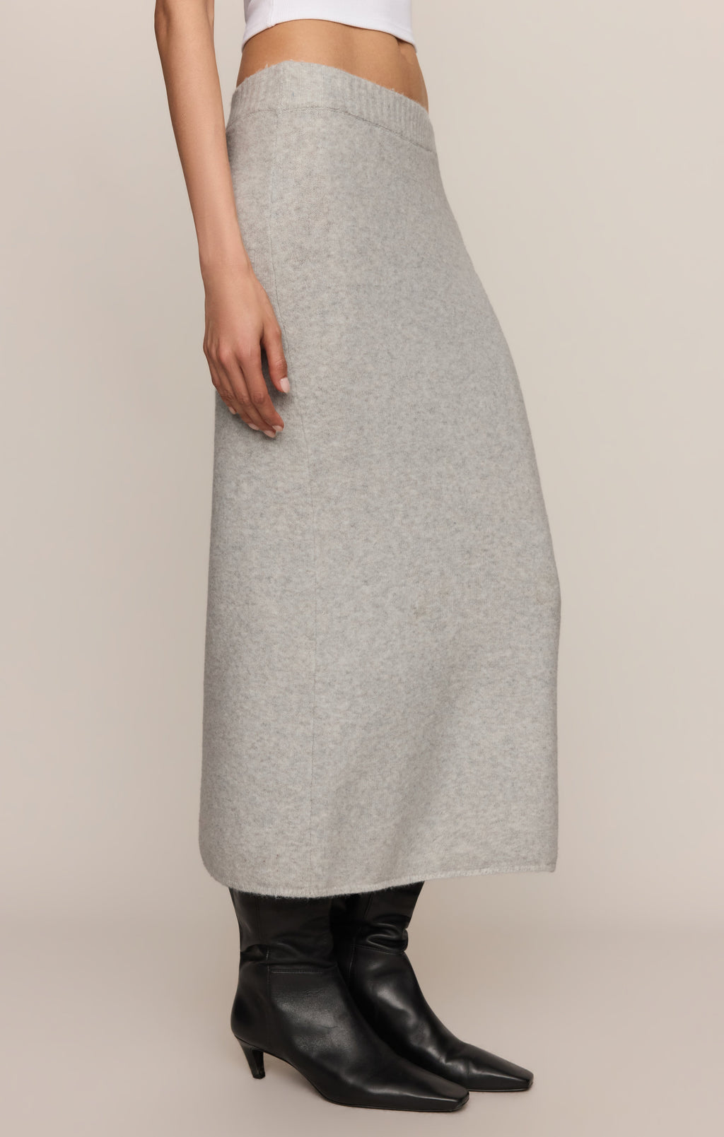 Cozy Moment Sweater Midi Skirt