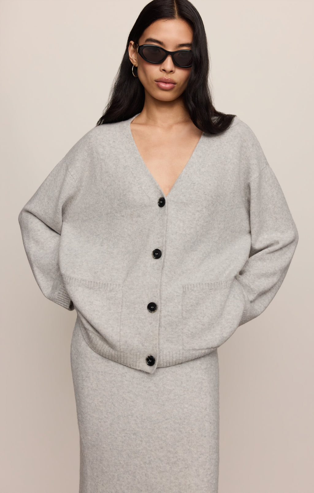 Cozy Moment Sweater Midi Skirt