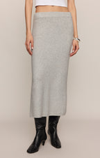 Cozy Moment Sweater Midi Skirt