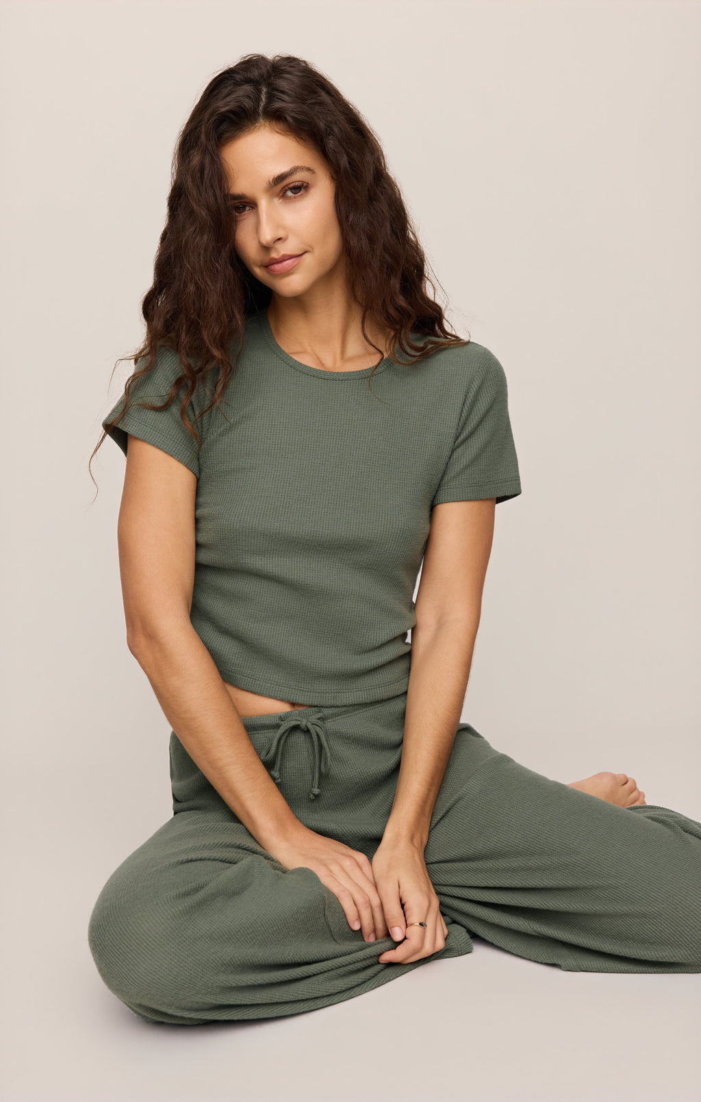 Waffle Brushed Thermal Pant