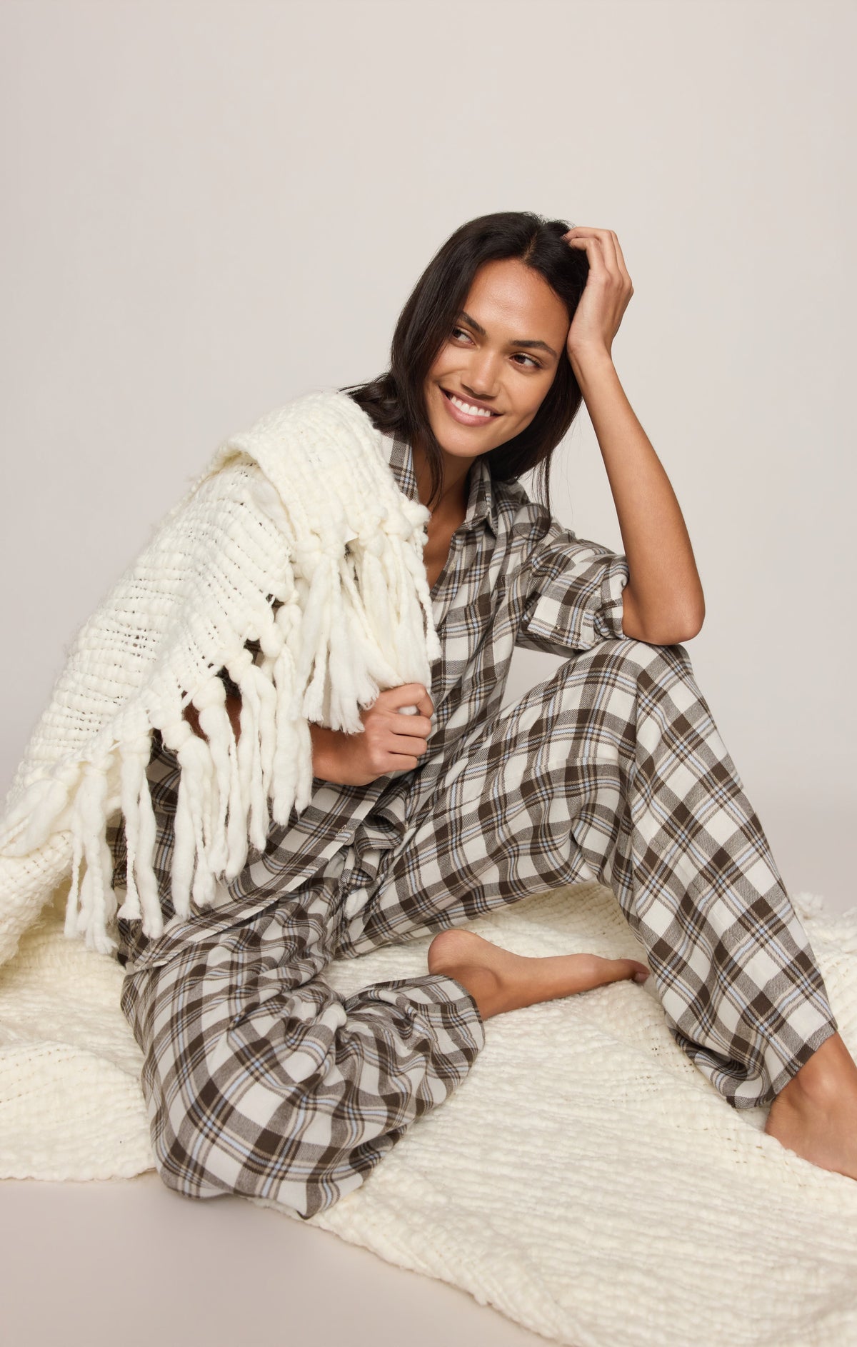Better Off Plaid Flannel Pant
