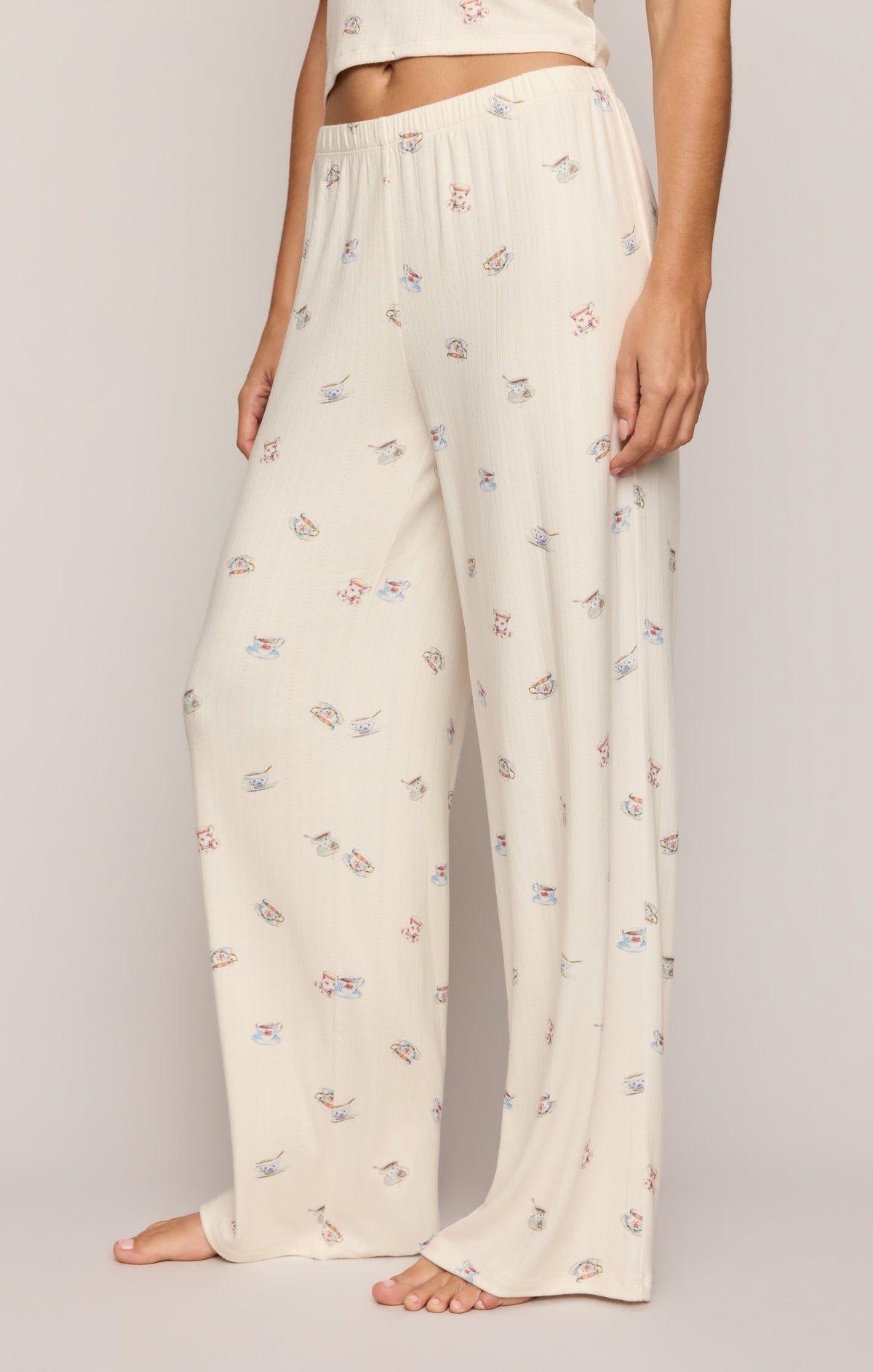 Tea Time Silky Pointelle Pant