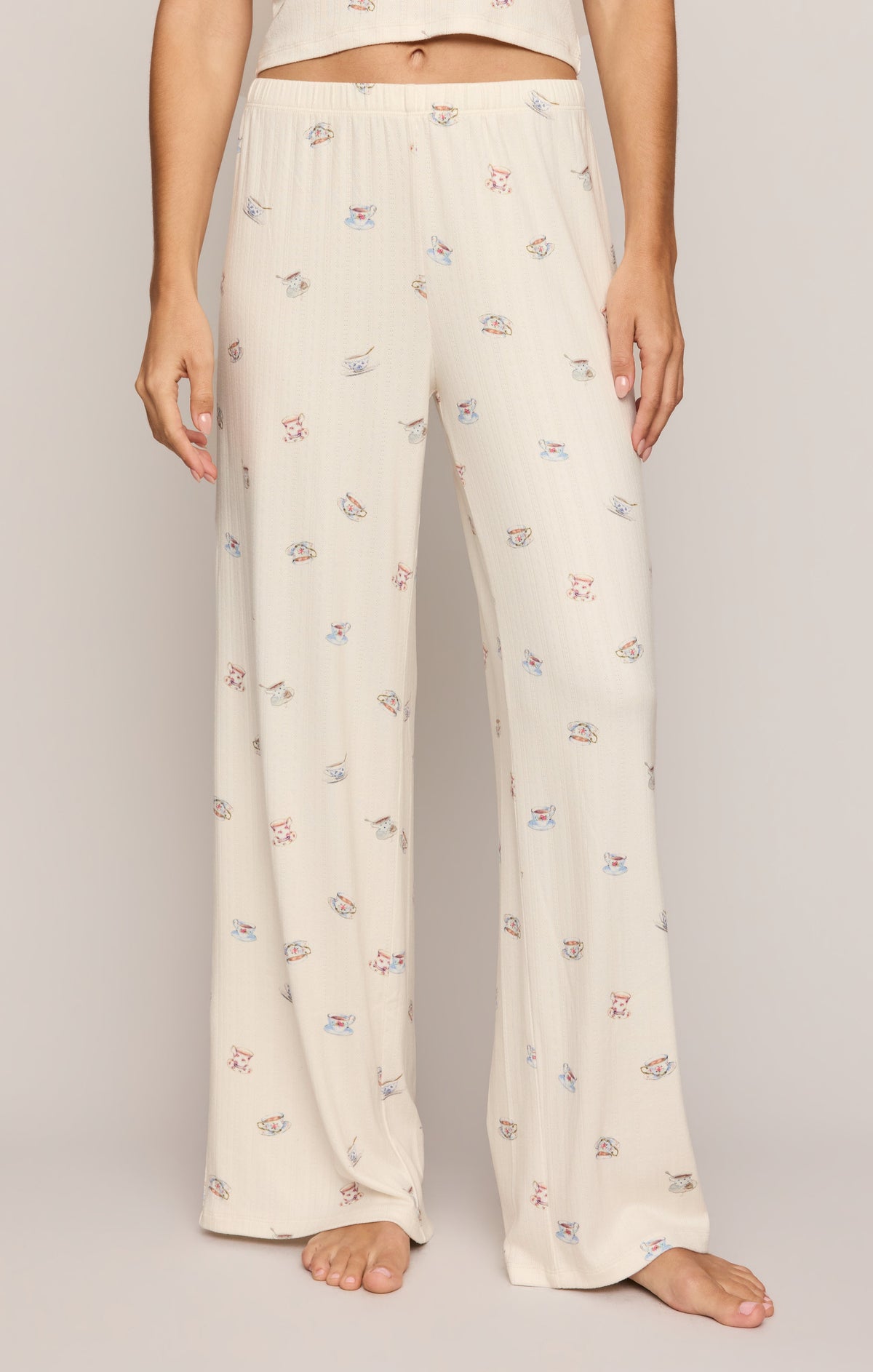 Tea Time Silky Pointelle Pant