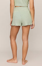 Dawn Smocked Silky Rib Short