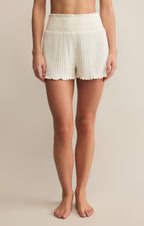 Dawn Smocked Silky Rib Short