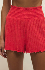 Dawn Smocked Silky Rib Short