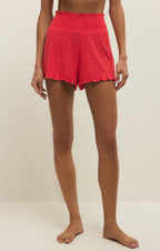 Dawn Smocked Silky Rib Short