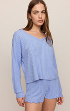 Dawn Smocked Silky Rib Short