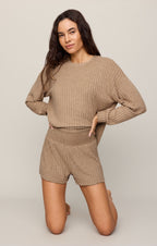 Dawn Smocked Silky Rib Short