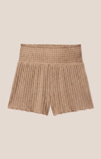Dawn Smocked Silky Rib Short