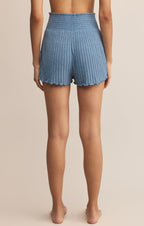Dawn Smocked Silky Rib Short