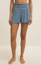 Dawn Smocked Silky Rib Short