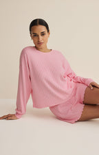 Dawn Smocked Silky Rib Short