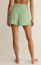 Dawn Smocked Silky Rib Short