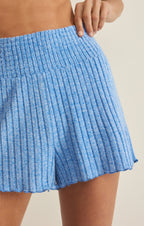 Dawn Smocked Silky Rib Short