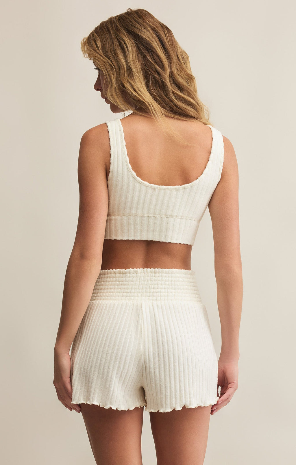 Zoe Silky Rib Tank Bra