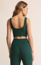 Zoe Silky Rib Tank Bra