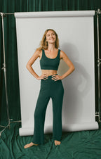 Zoe Silky Rib Tank Bra