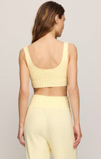 Zoe Silky Rib Tank Bra