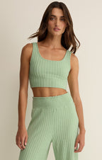 Zoe Silky Rib Tank Bra