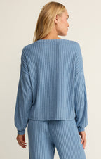 Daydream Silky Rib Long Sleeve Top
