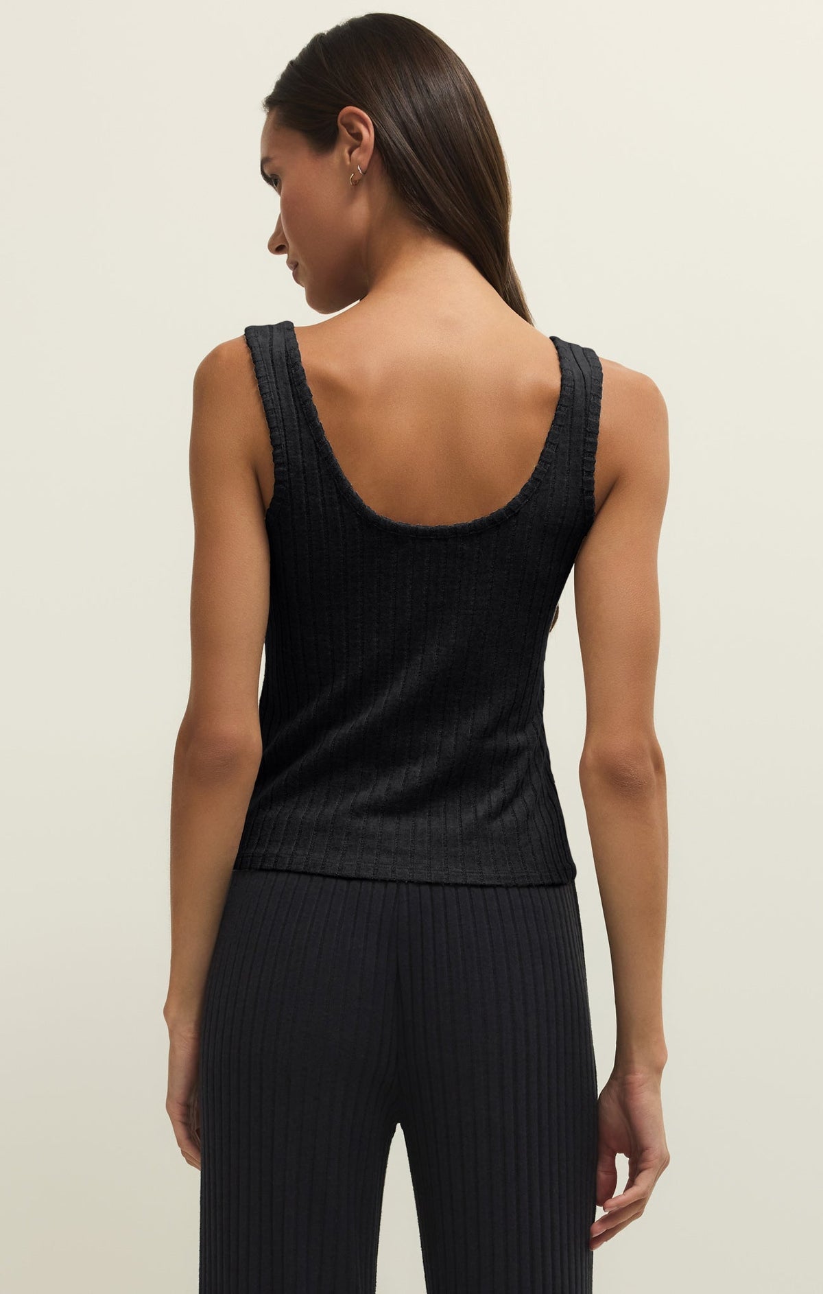 Double Scoop Silky Rib Tank