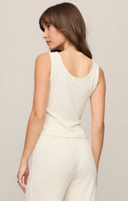 Double Scoop Silky Rib Tank