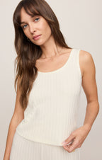 Double Scoop Silky Rib Tank