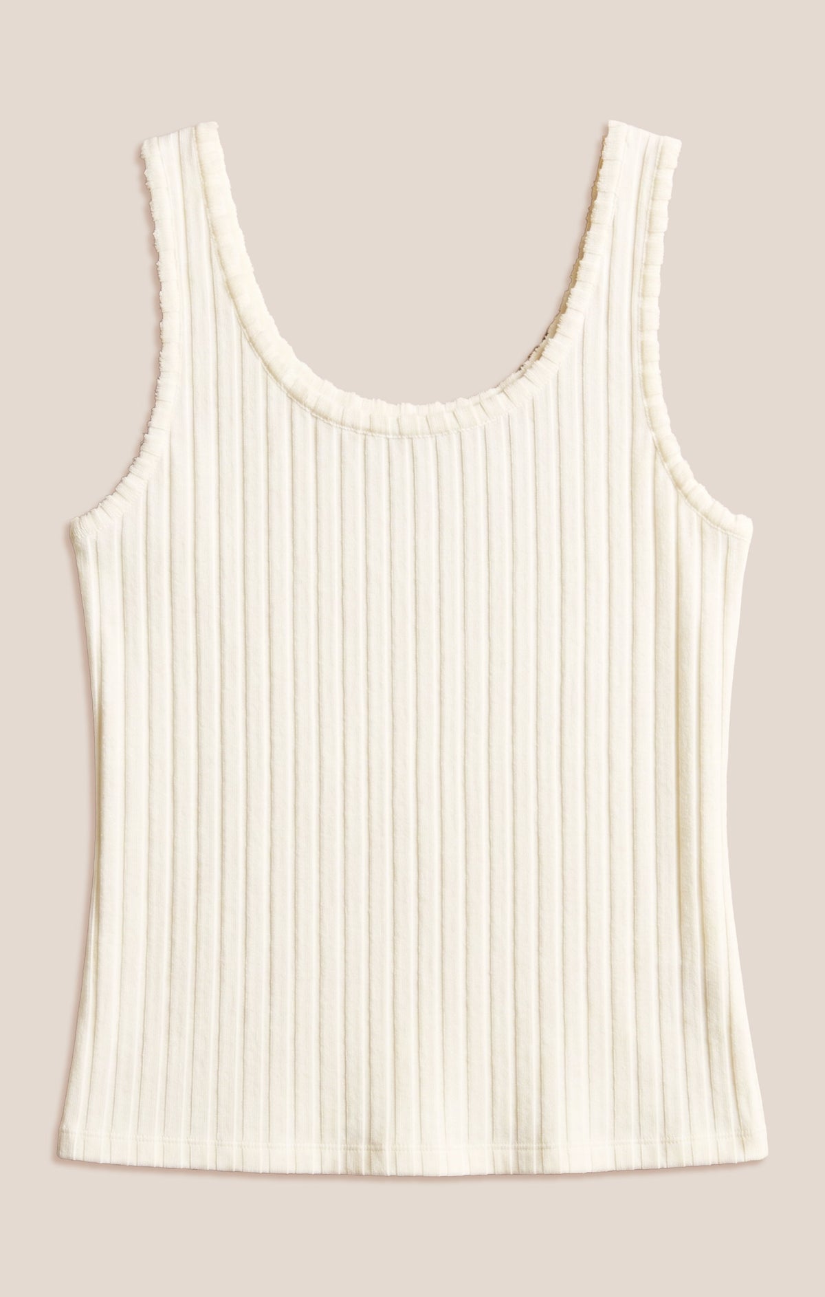 Double Scoop Silky Rib Tank