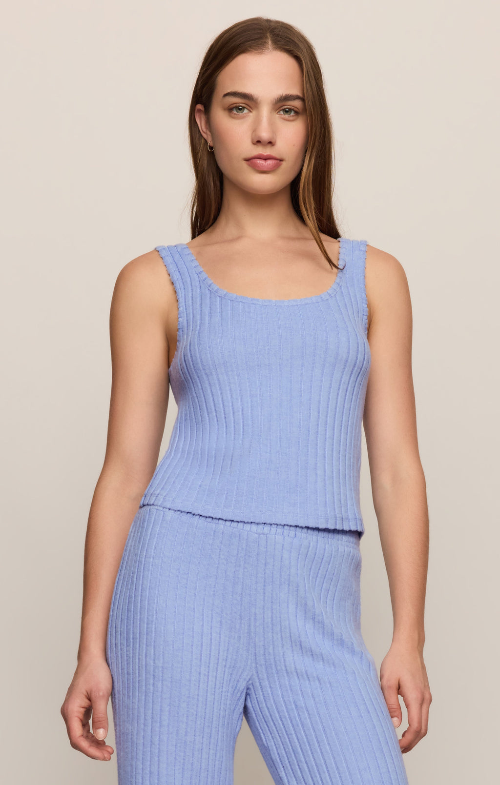 Double Scoop Silky Rib Tank