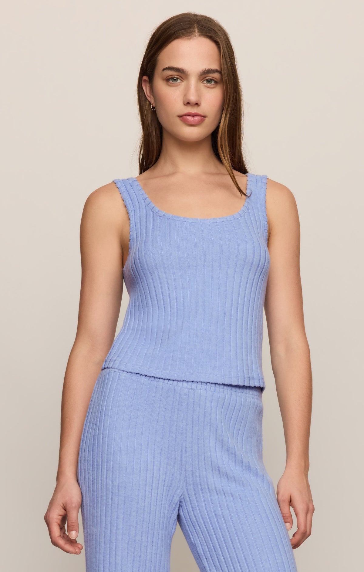 Double Scoop Silky Rib Tank