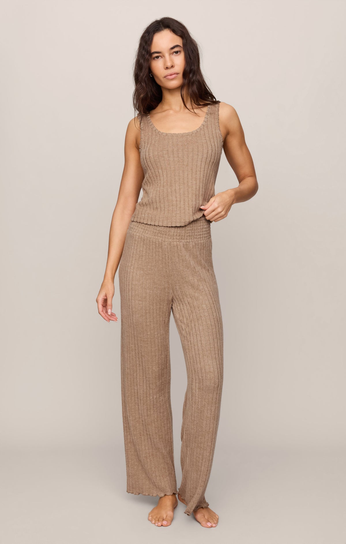 Double Scoop Silky Rib Tank