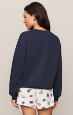 Boyfriend Patch Sweatshirt