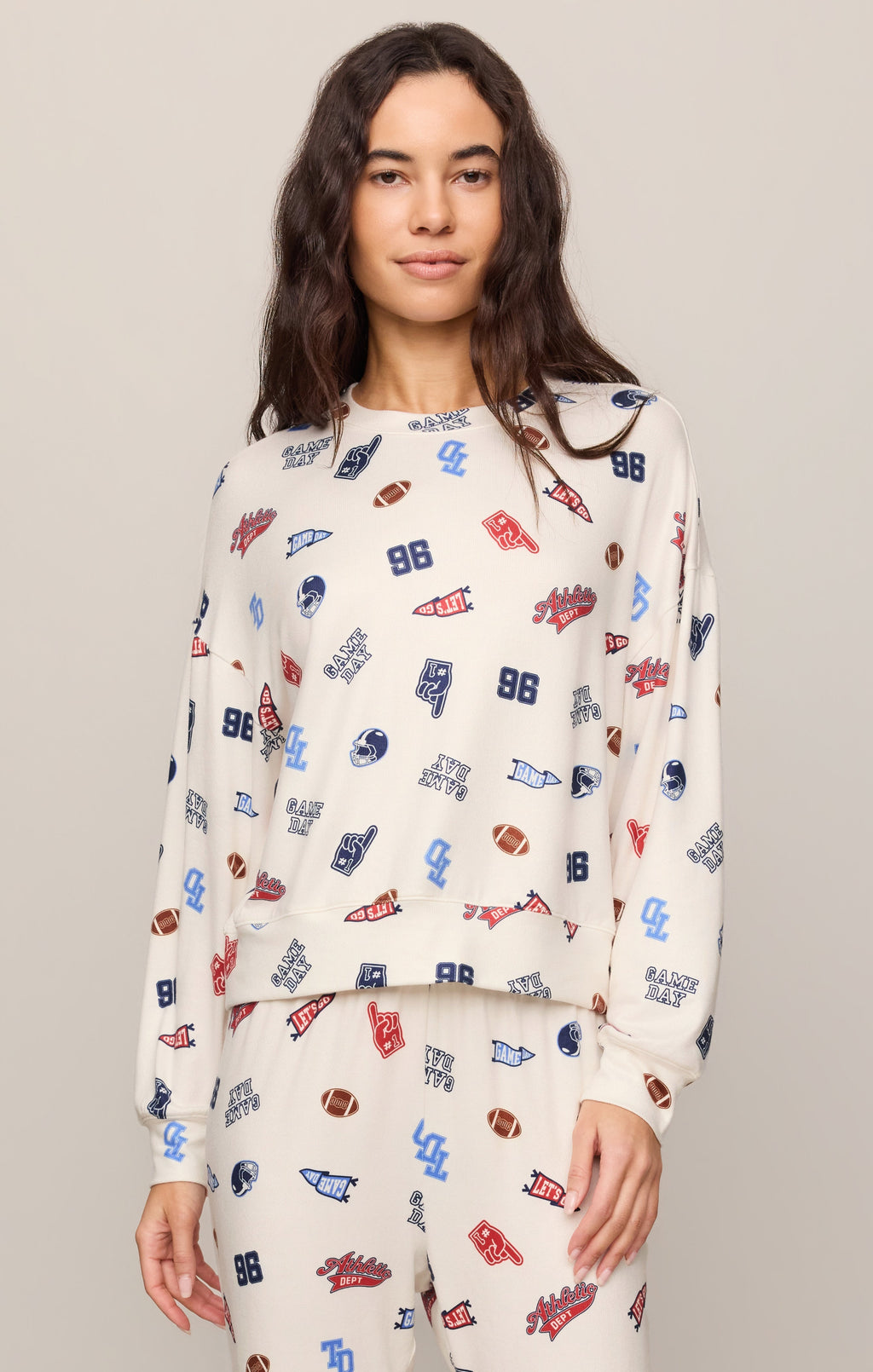 Varsity Silky Jersey Top