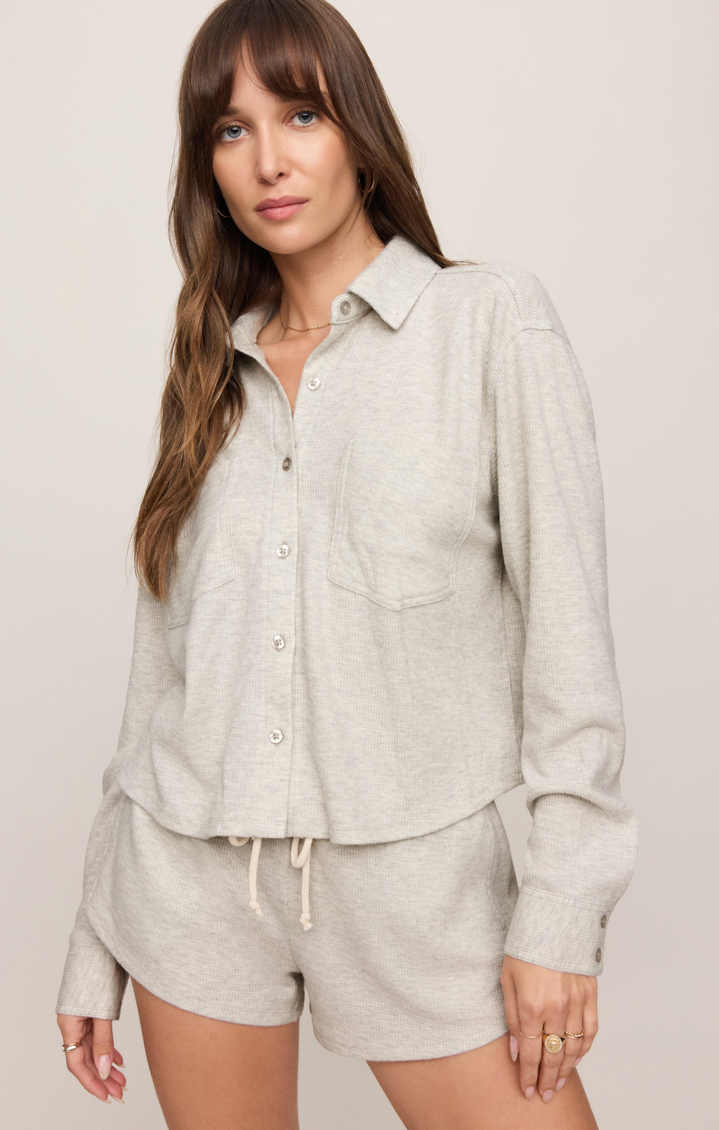 Waffle Brushed Thermal Shirt
